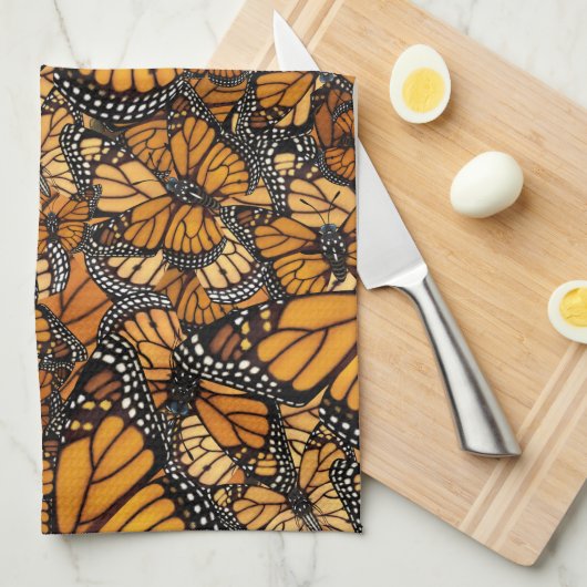 Monarchfalter Handtuch (Viertel Falte)