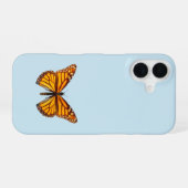 Monarchfalter iPhone 16 Hülle (Rückseite (Horizontal))