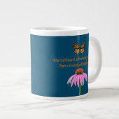 Monarchfalter Jumbo-Tasse (Vorderseite Rechts)