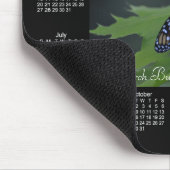 Monarchfalter-Kalender 2018 durch Janz Mousepad (Ecke)