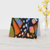 Monarchfalter Karte (Gelbe Blume)