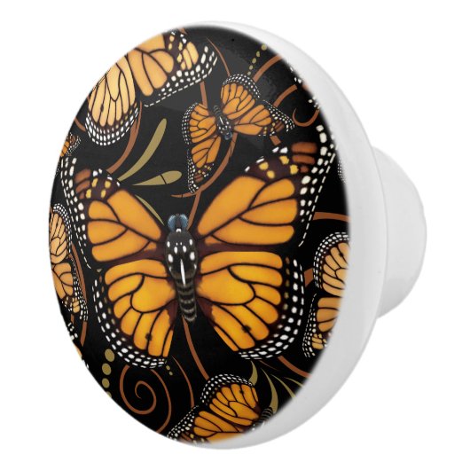 Monarchfalter Keramikknauf (Rechts)