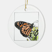 Monarchfalter Keramikornament (Links)