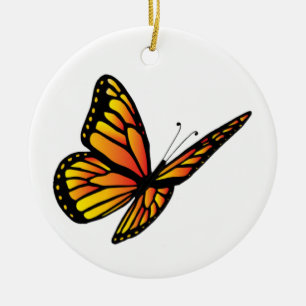Monarchfalter Keramikornament