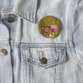 Monarchfalter-Knopf Button (Beispiel)