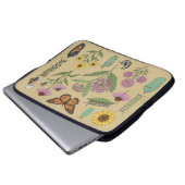 Monarchfalter Laptopschutzhülle (Vorne Knopf)