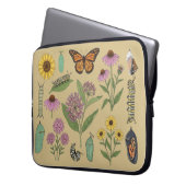 Monarchfalter Laptopschutzhülle (Vorderseite Links)