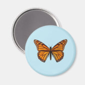 Monarchfalter Magnet (Vorderseite/Rückseite)