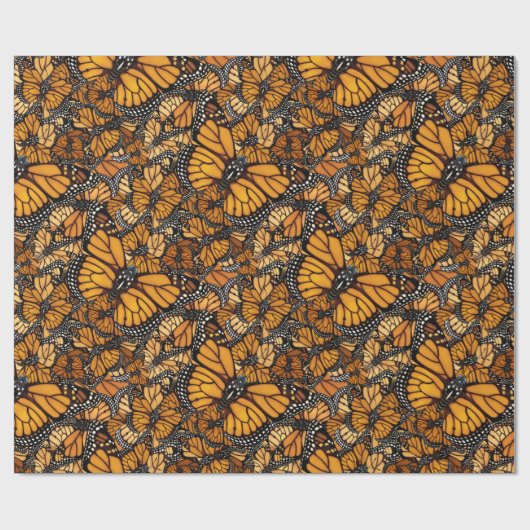 Monarchfalter-Migration Geschenkpapier (Flach)