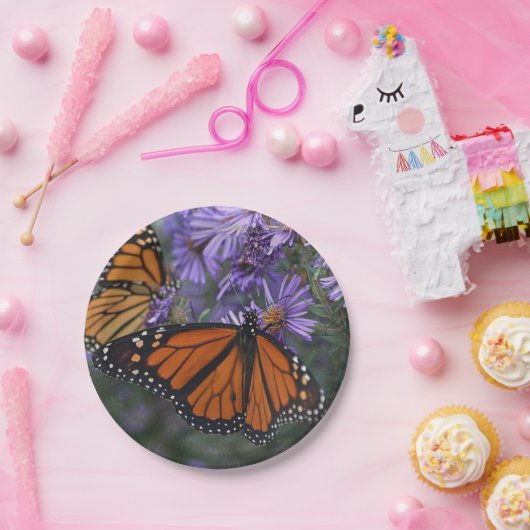 Monarchfalter Pappteller (Party)