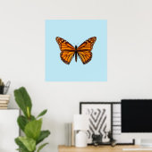 Monarchfalter Poster (Heimbüro)
