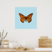 Monarchfalter Poster (Küche)