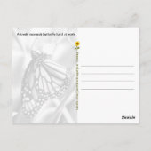 Monarchfalter - Postkarte (Rückseite)