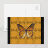 Monarchfalter Postkarte (Vorne/Hinten)