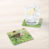 Monarchfalter Rechteckiger Pappuntersetzer (Vor Ort)