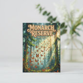 Monarchfalter-Reservat Mexiko Postkarte (Stehend Vorderseite)