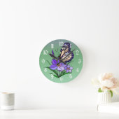 Monarchfalter Runde Wanduhr (Zuhause)