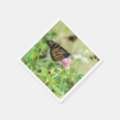 Monarchfalter Serviette (Ecke)
