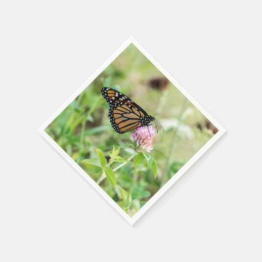 Monarchfalter Serviette (Ecke)