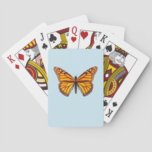 Monarchfalter Spielkarten (Rückseite)