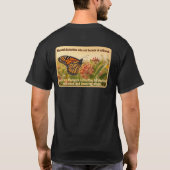 Monarchfalter-T-Shirt T-Shirt (Rückseite)