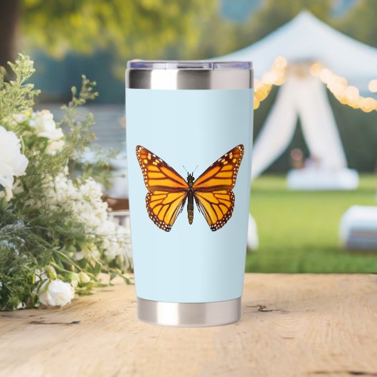Monarchfalter Thermobecher (Hochzeit (gedreht))