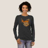 Monarchfalter Tri-Blend Shirt (Volle Vorderseite)