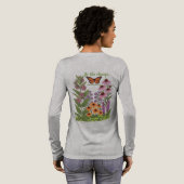 Monarchfalter Tri-Blend Shirt (Voller Rückseite)