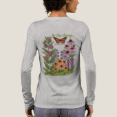 Monarchfalter Tri-Blend Shirt (Rückseite)
