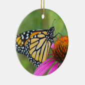 Monarchfalter-Verzierung Keramikornament (Rechts)