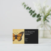 Monarchfalter Visitenkarte (Stehend Vorderseite)