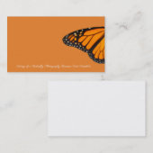 Monarchfalter Wings Fotografie-Karten-Schablone Visitenkarte (Vorne/Hinten)