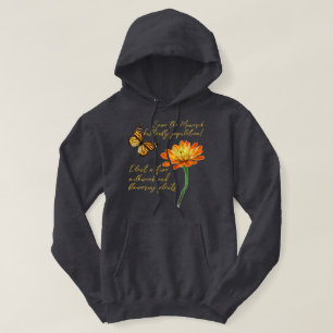 Monarchfalter, Zinnienblüte, Hoodie