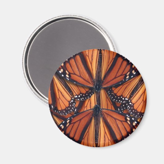 Monarchfusskunst Magnet (Vorderseite/Rückseite)