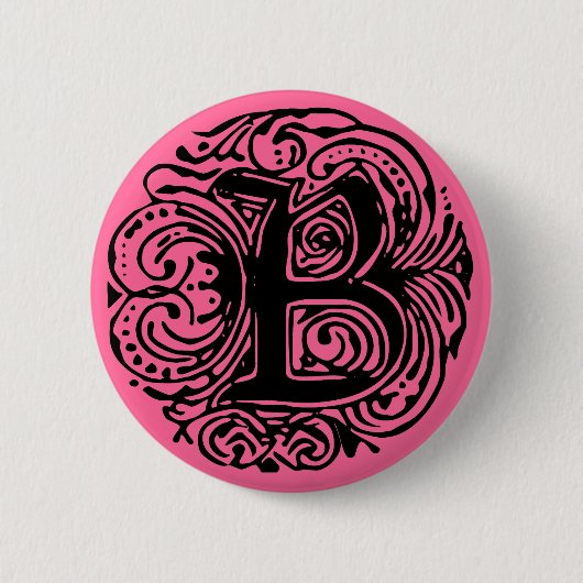 Monarchia Black "B" Button (Vorderseite)