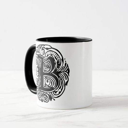 Monarchia Black "B" Tasse (Vorderseite Links)