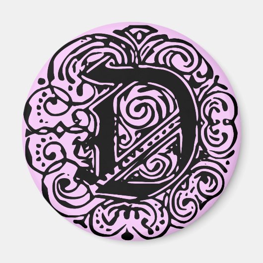 Monarchia Black "D" Magnet (Vorne)