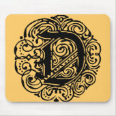 Monarchia Black "D" Mousepad (Vorne)