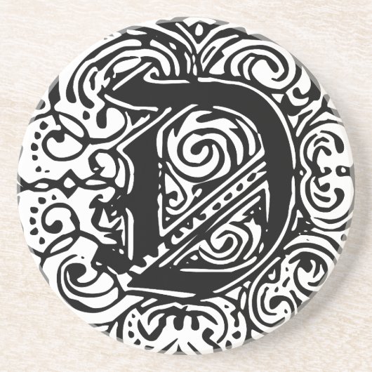 Monarchia Black "D" Untersetzer (Vorne)