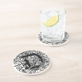 Monarchia Black "D" Untersetzer (Seite)