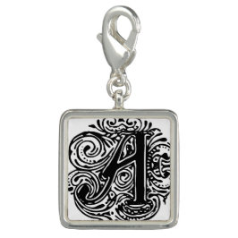Monarchia Black Letter "A Charm" Charm