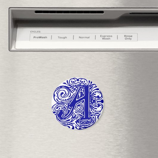Monarchia Blau "A" Magnet (In Situ (Geschirrspüler))
