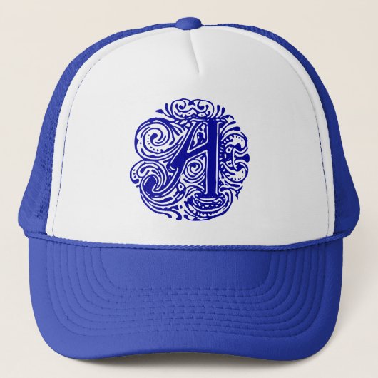 Monarchia Blue "A" Truckerkappe (Vorderseite)