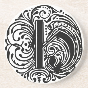 Monarchia Buchstabe "H" Sandstein Untersetzer