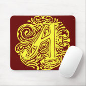 Monarchia Gelb "A" Mousepad (Mit Mouse)
