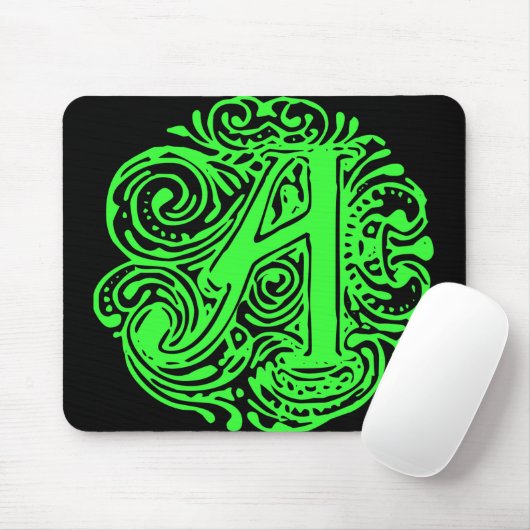 Monarchia Green "A" Mousepad (Mit Mouse)