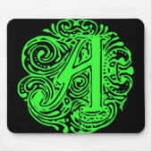 Monarchia Green "A" Mousepad (Vorne)