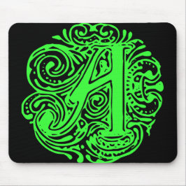 Monarchia Green "A" Mousepad