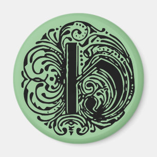 Monarchia Letter "H" Magnet