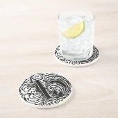 Monarchia Letter "H" Sandstein Untersetzer (Seite)